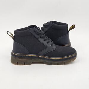 Unisex Dr. Martens Bonny Poly‎ Casual Combat Boots Black Women's 7 / Mens 6